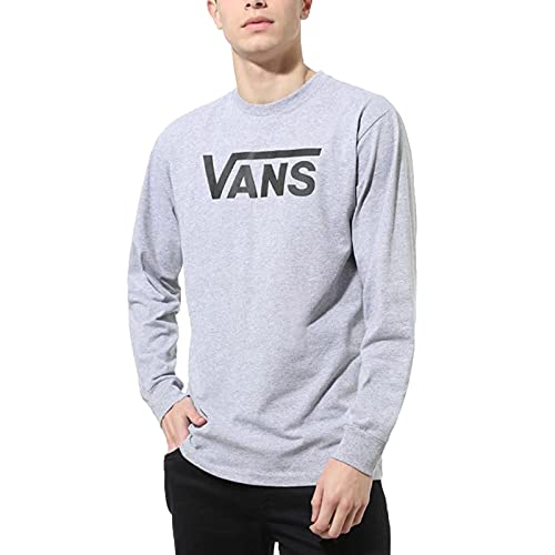 Vans_Apparel Herren Vans Classic Ls T-Shirt, Grau (Athletic Heather/Black), Medium von Vans