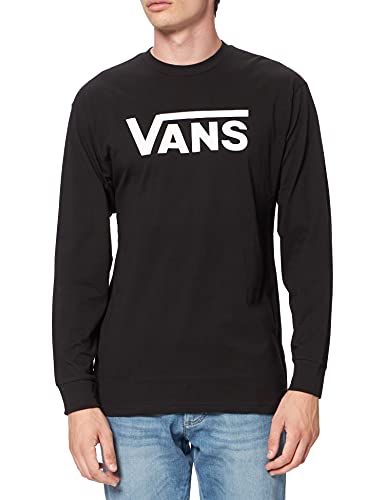 Vans Herren T Shirt M Classic Long Sleeve, Black/White, XS von Vans