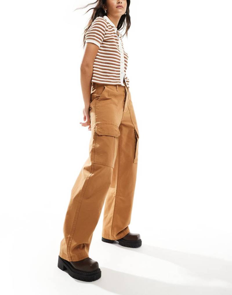 Vans - Arroyo - Cargohose in Braun mit weitem Bein von Vans