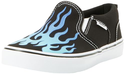 Vans Unisex Kinder Asher Sneaker, Flame Black White, 37 EU von Vans