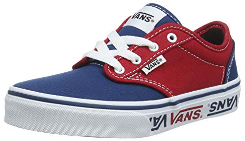 Vans Atwood Canvas Classic, Jungen Sneaker, Mehrfarbig ((Sidewall Logo) Sailor Blue/Red Veh), 39 EU von Vans