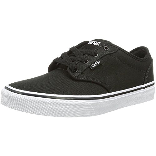 Vans Jungen Atwood Canvas Sneaker, Schwarz Canvas Blk Wht 187, 36 EU von Vans