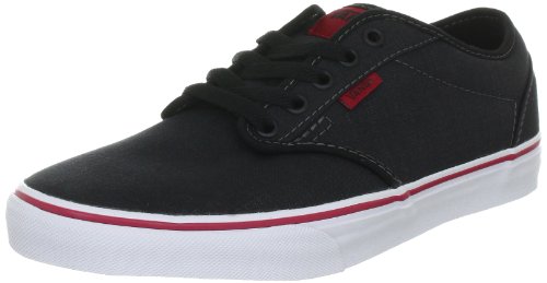 Vans Atwood VKC46EZ, Herren Klassische Sneakers, Schwarz ((Textile) Black/Chili), EU 47 (US 13) von Vans