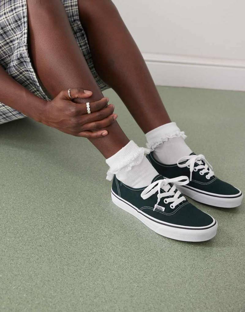 Vans Authentic - Colour Theory - Sneaker in Dunkelgrün von Vans