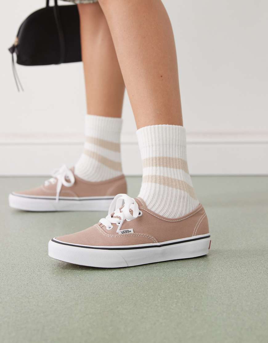 Vans Authentic - Colour Theory - Sneaker in Taupe-Grau von Vans