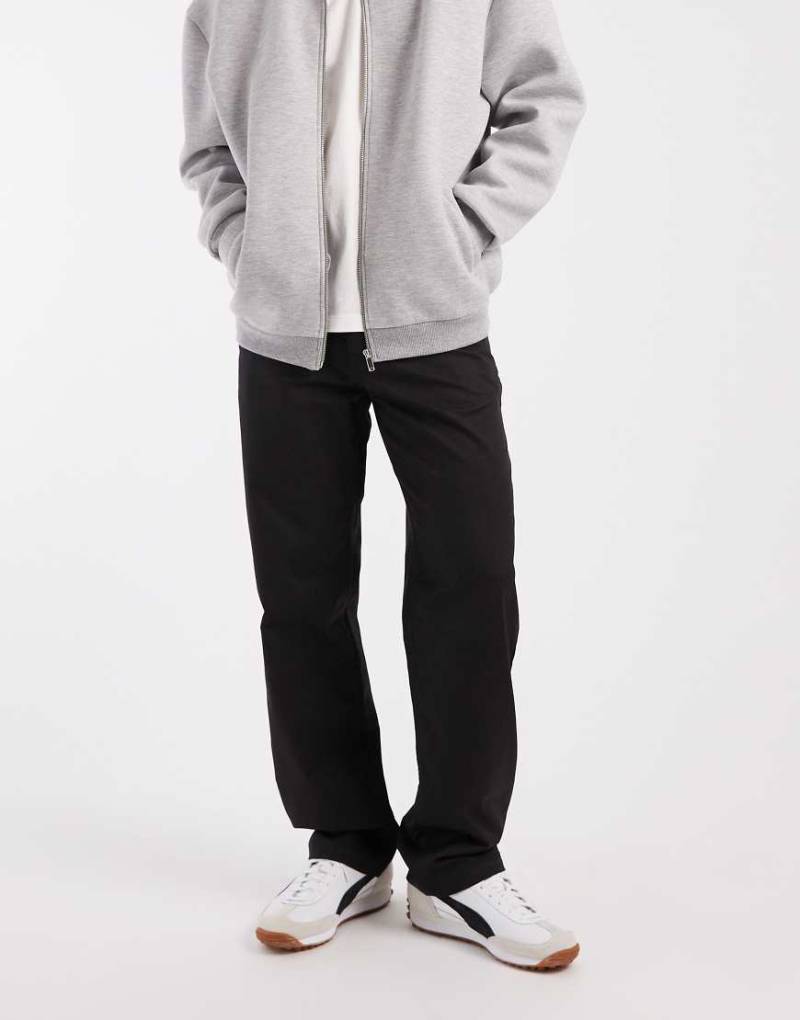 Vans Authentic - Gerade geschnittene Chinohose in Schwarz von Vans