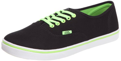 Vans Authentic Lo Pro VQES56Y, Unisex - Erwachsene Klassische Sneakers, Schwarz ((Neon) Black/Green), EU 36.5 (US 5) von Vans
