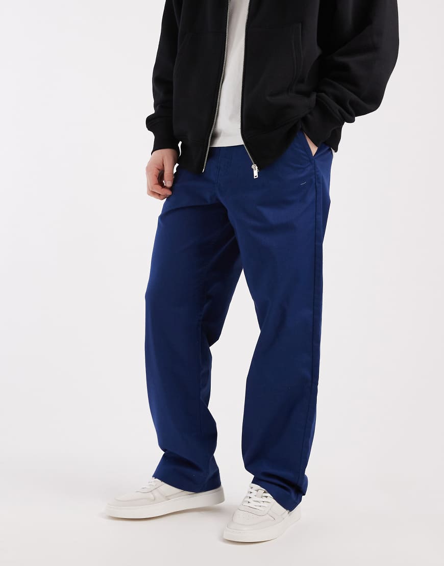 Vans Authentic - Lockere Chinohose in kräftigem Indigo-Mittelblau von Vans