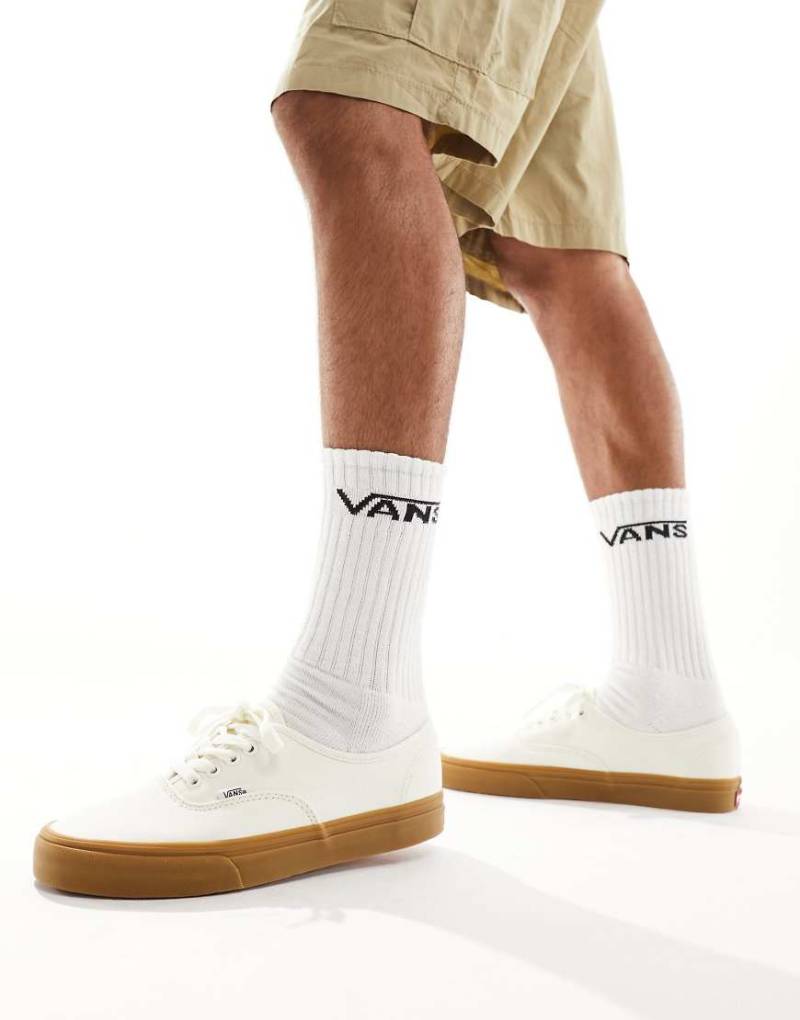 Vans Authentic - Sneaker in gebrochenem Weiß mit Gummisohle von Vans