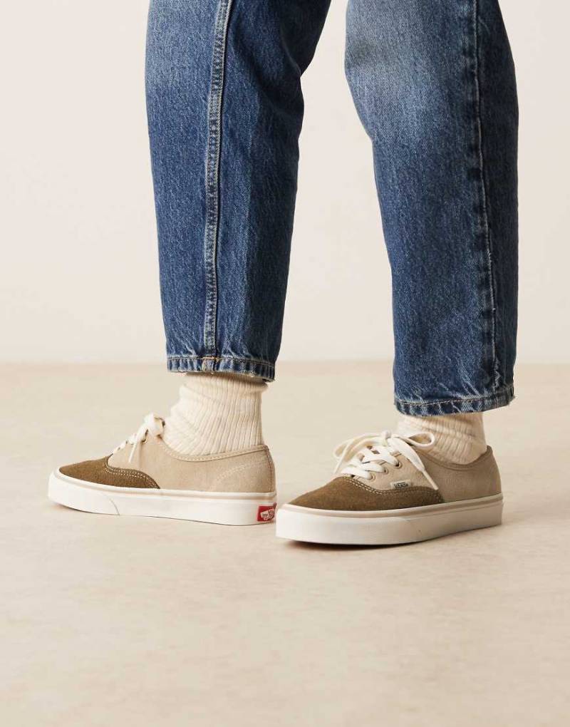 Vans - Authentic - Sneaker in zwei Brauntönen-Brown von Vans