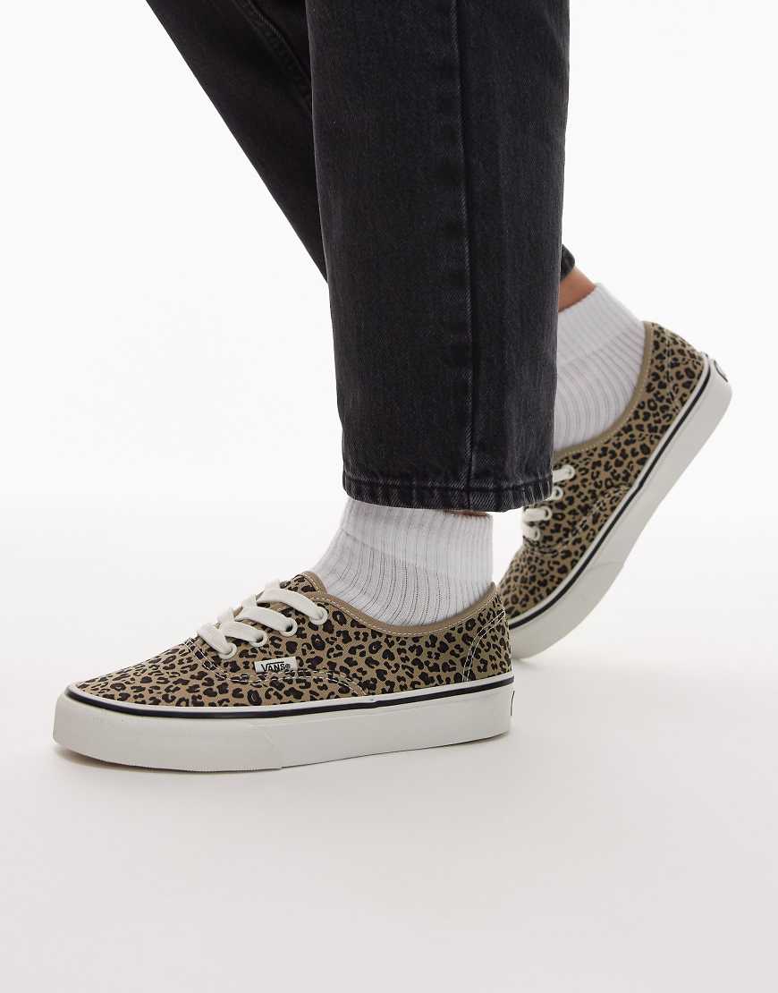 Vans Authentic - Sneaker mit schwarzem Leopardenmuster-Bunt von Vans