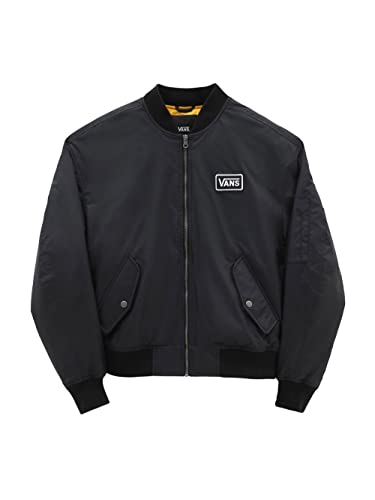Vans Crew Pilot Bomberjacke für Damen, schwarz, Modell VN0A7RMN L, Schwarz von Vans