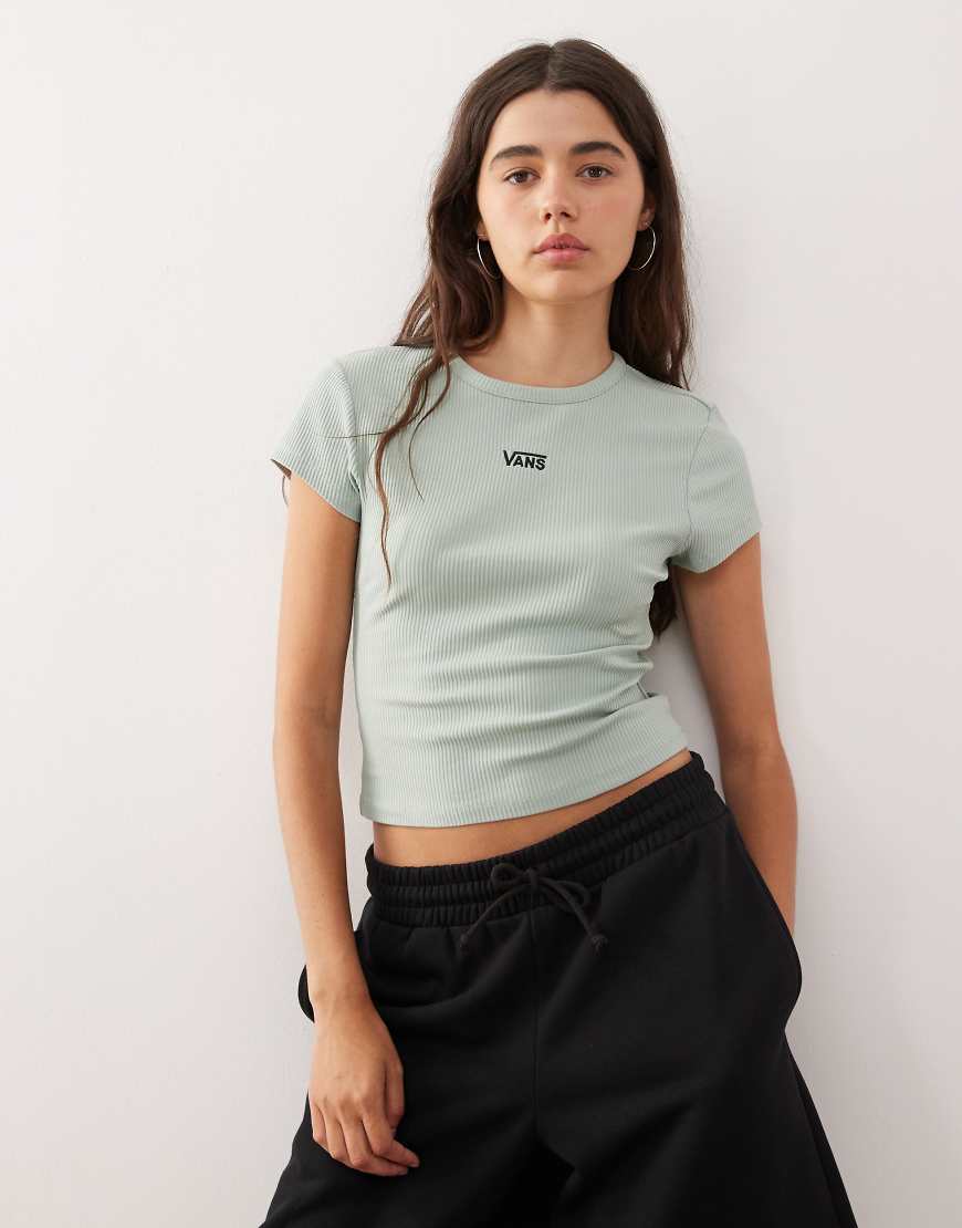 Vans - Cameron - T-Shirt in Grau-Oliv-Grün Vans - Cameron - T-Shirt in Grau-Oliv-Grün von Vans