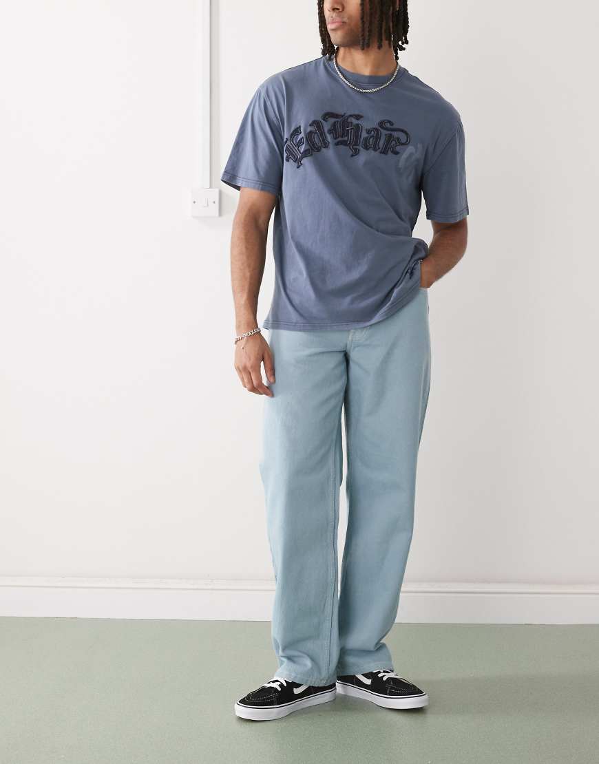 Vans - Check-5 - Denim-Jeans in lockerer Passform in Hellblau von Vans