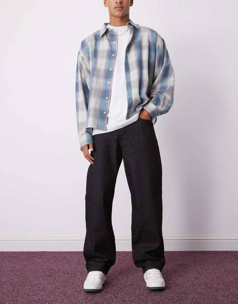 Vans - Check-5 - Lockere Jeanshose in schwarzer Rinse-Waschung von Vans