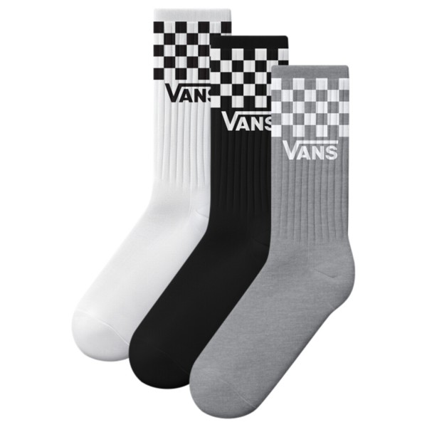Vans - Classic Check Crew - Multifunktionssocken Gr 14-17 grau von Vans