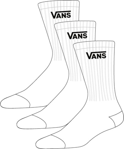 Vans Classic Half Crew Unisex Socken - VN000BHXWHT1, weiß - white (white), 36/41 von Vans