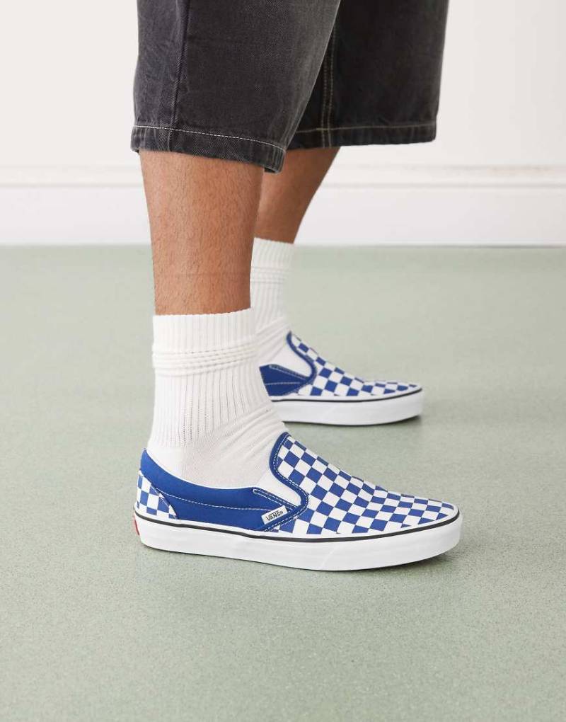 Vans Classic - Sneaker zum Reinschlüpfen in True-Blau von Vans