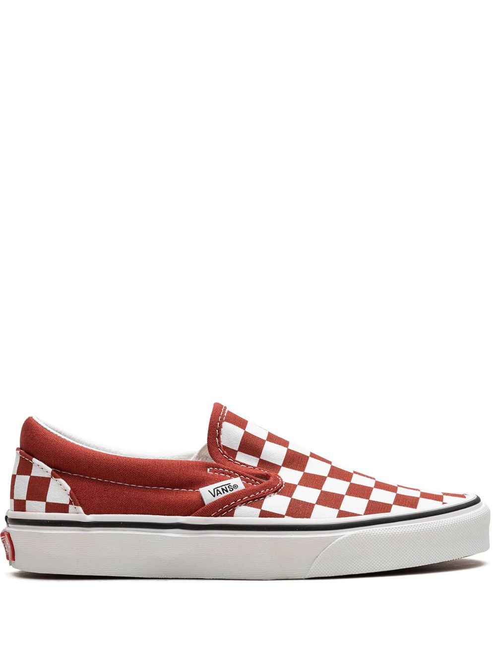 Vans Classic Slip-On Checkerboard Sneakers - Rot von Vans