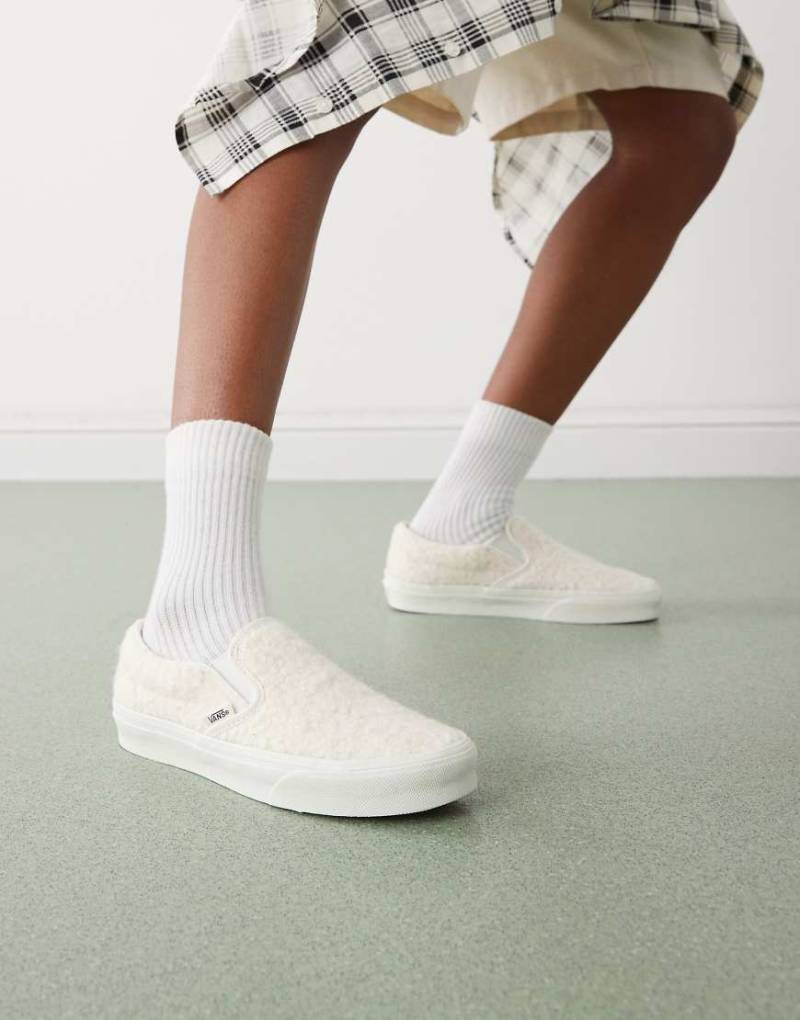 Vans Classic - Sneaker zum Hineinschlüpfen in Weiß von Vans