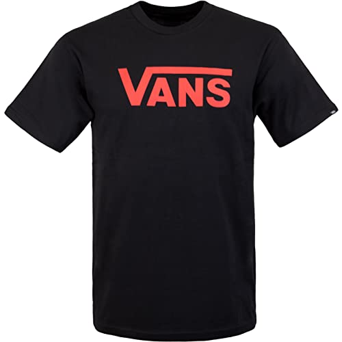 Vans Classic T-Shirt Herren (M, Black/red) von Vans