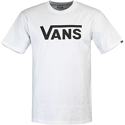 Vans Classic T-Shirt Herren (L, White/Black) von Vans