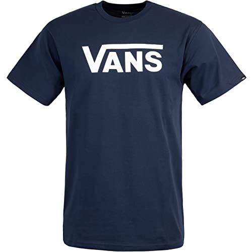 Vans Classic T-Shirt Herren (M, Navy/White) von Vans