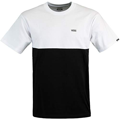 Vans Colorblock T-Shirt Herren (XL, Black/White) von Vans