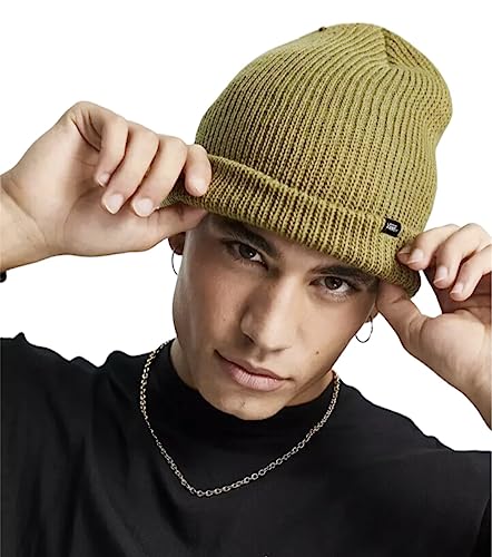 Vans Cuff Beanie Shallow Cuff Hat Ribbed One Size Avocado Green Unisex, Avocadogrün, Einheitsgr��e von Vans