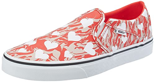 Vans Damen Asher Sneaker, Marble Hearts RED, 36 EU von Vans