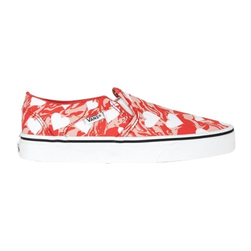 Vans Damen Asher Sneaker, Marble Hearts RED, 41 EU von Vans