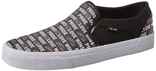 Vans Damen Asher Sneaker, (Pride) Black/Glitter, 36 EU von Vans