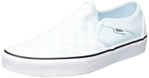 Vans Damen Asher Sneaker, (Checkerboard) Delicate Blue/White, 36 EU von Vans