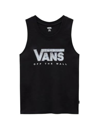 Vans Damen Checker Impact Muskel-Tanktop T-Shirt, Schwarz, Large von Vans