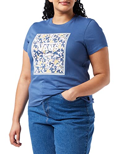 Vans Damen Decorative Box T Shirt, Marineblau (True Navy), M EU von Vans