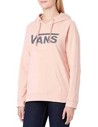 Vans Damen Drop Logo Hoodie Kapuzenpullover, Coral Cloud-asphalt, S EU von Vans