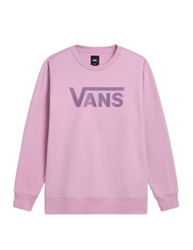Vans Damen Drop V Logo BFF Crew-b Sweatshirt, violett, S von Vans