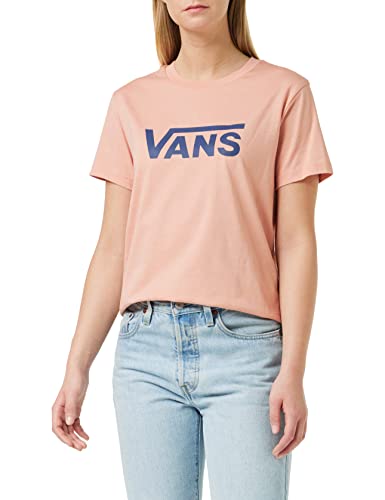 Vans Damen Drop V Ss Crew-b T-Shirt, Pfirsichbeige, Small von Vans