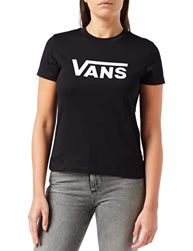 Vans Damen Drop V Ss Crew T-Shirt, Schwarz, M von Vans