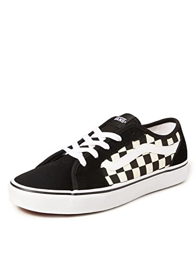 Vans Damen Sneaker, Leder, Checkerboard Black White, 38 EU von Vans