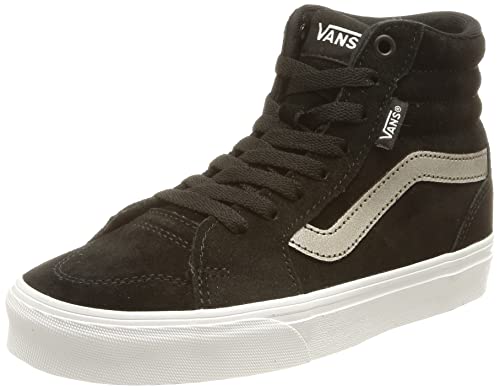 Vans Damen Filmore Hi Sneaker, (Suede Metallic) Black/Hematite, 36.5 EU von Vans