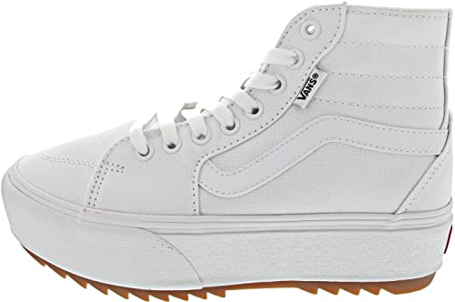 Vans Damen Filmore Hi Tapered Platform ST Sneaker, Canvas White, 41 EU von Vans