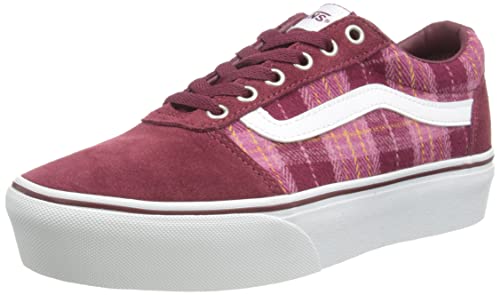 Vans Damen Ward Platform Sneaker, Plaid Mix Port, 40 EU von Vans