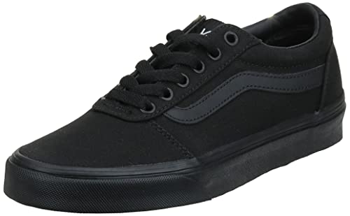 Vans Damen Ward Canvas Sneaker, (Canvas) Black/Black, 38.5 EU von Vans