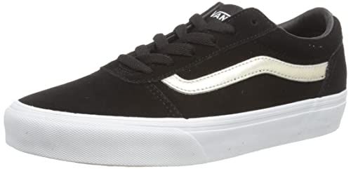 Vans Damen Ward Sneaker, (Suede Metallic) Black/Gold, 35 EU von Vans