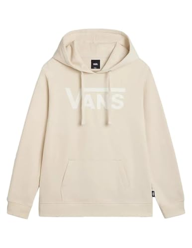 Vans Damen Wm Drop V Logo Hoodie-B Hooded Sweatshirt, Beige, XS von Vans