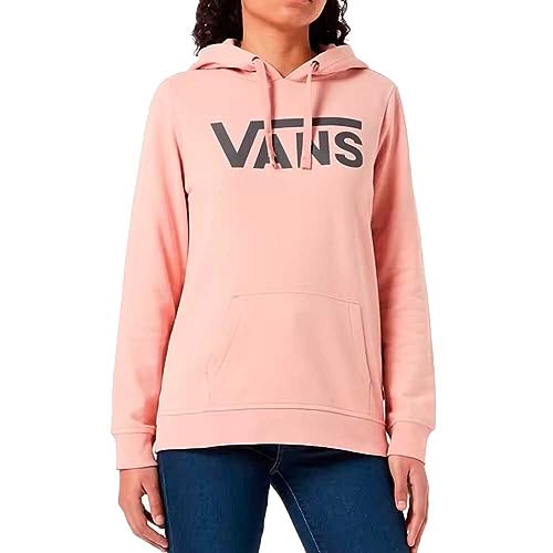 Vans Damen Wm Drop V Logo Hoodie Hooded Sweatshirt, Sepia Rose, von Vans