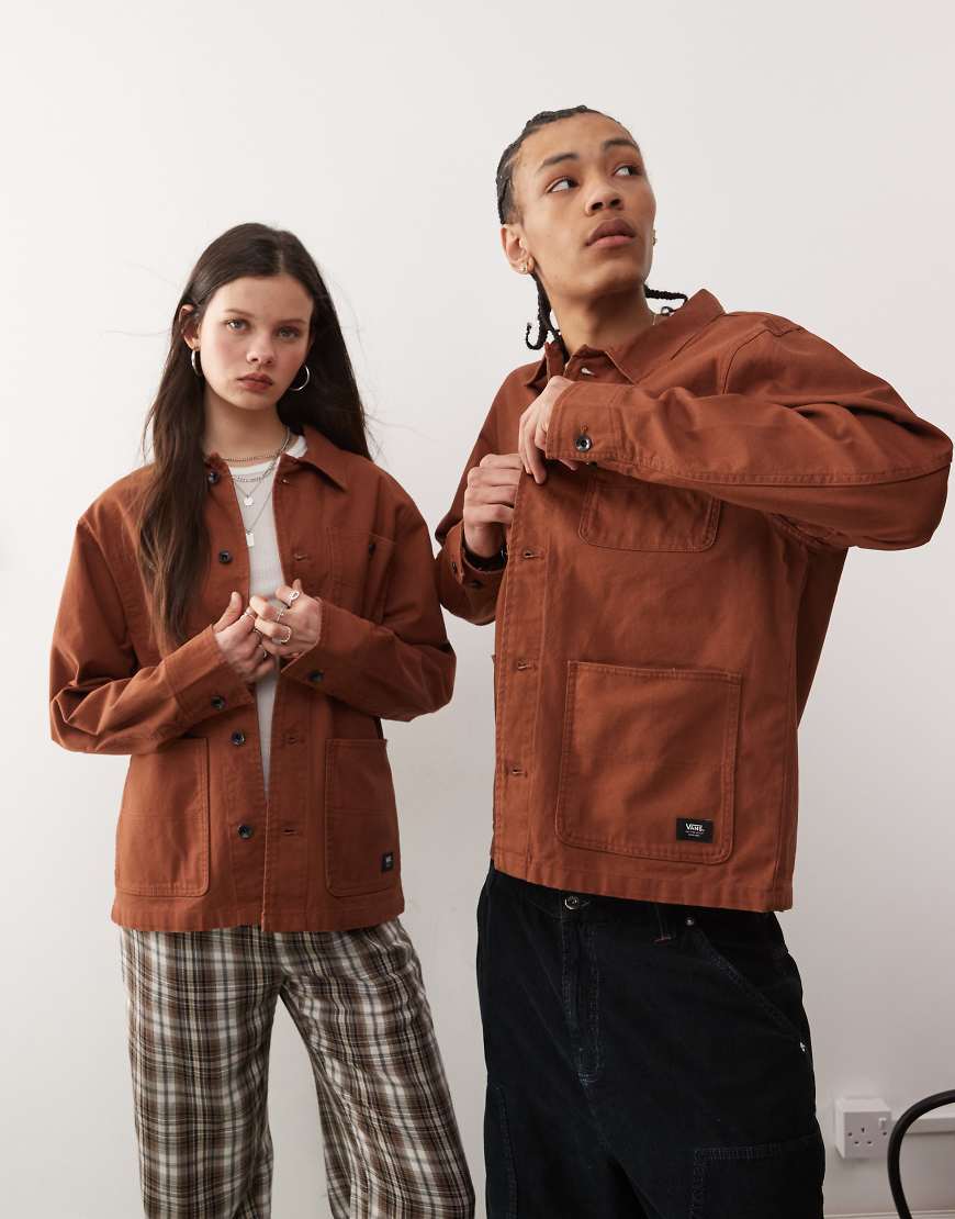 Vans - Drill Chore - Jacke aus Canvas in Braun von Vans