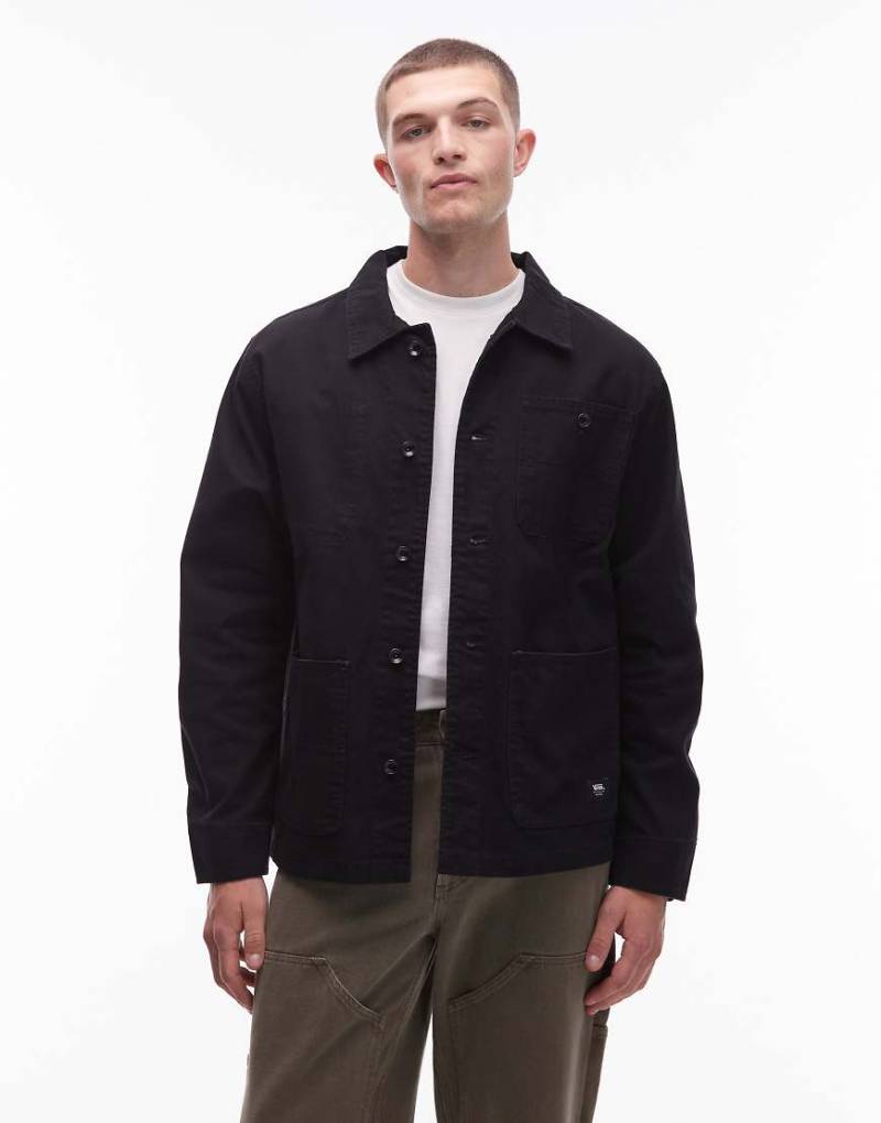 Vans - Drill Chore - Jacke aus Canvas in Schwarz von Vans