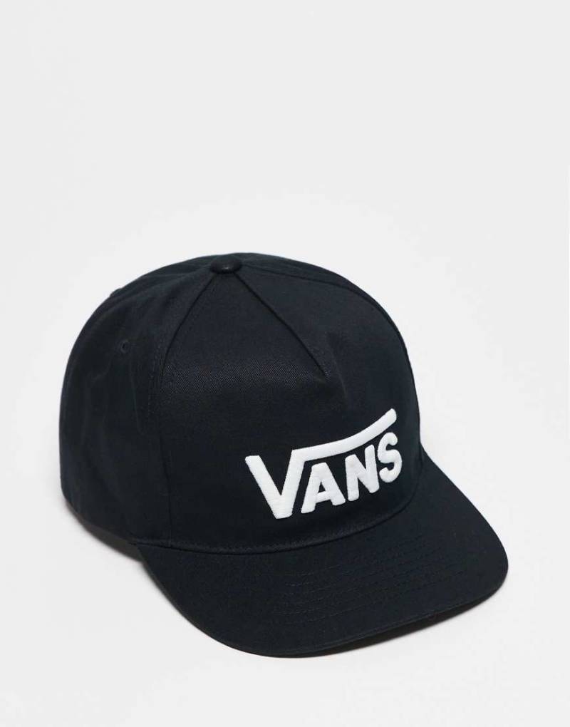 Vans - Drop V - Snapback-Cap in Schwarz mit Logo von Vans